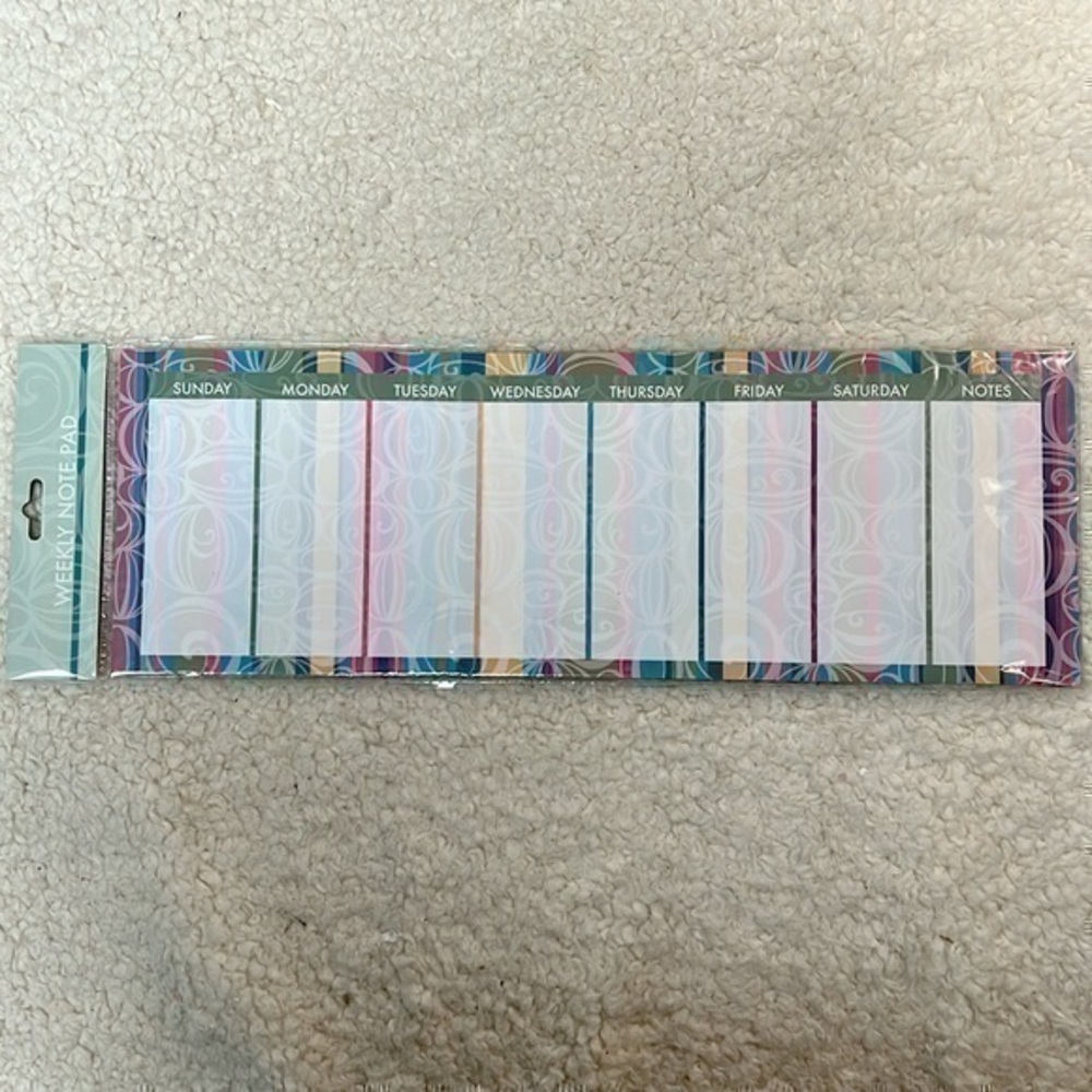 Mudlark Weekly Magnetic Notepad